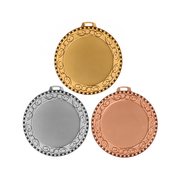 Medalj Snirklar - 70mm