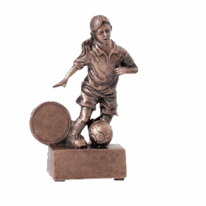 Fotbollsstatyett, kvinnlig