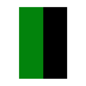 Grön-svart Medaljband