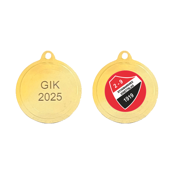 Medalj Fotboll Freddy 40mm GULD - Bild 3